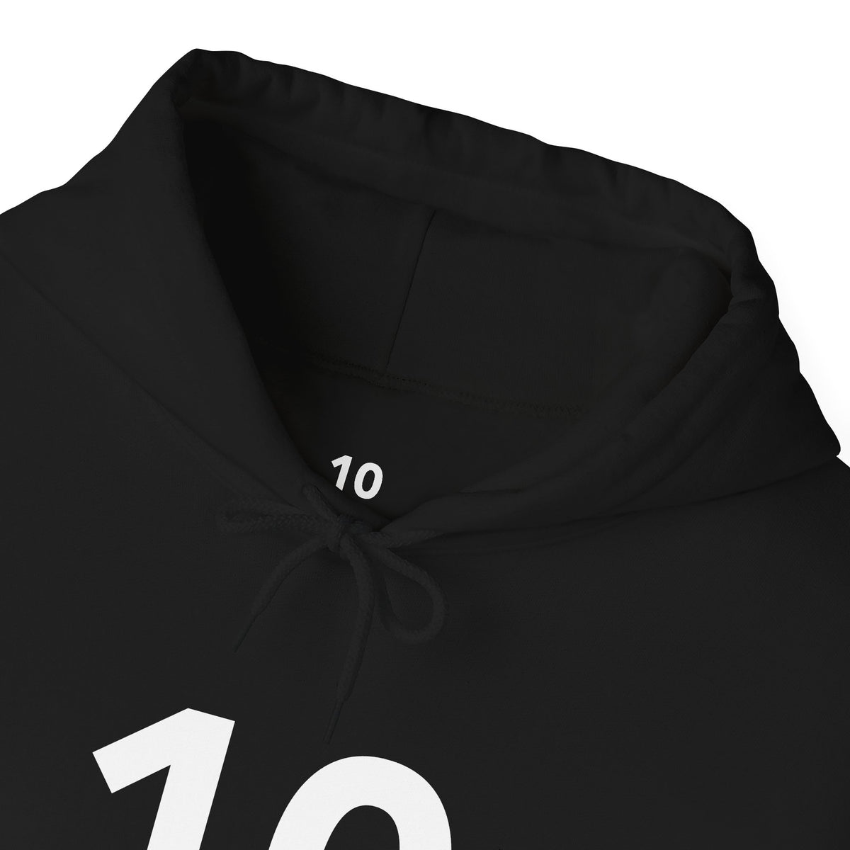 10 Gem Mint - Unisex Hoodie - Full Chest - White Text