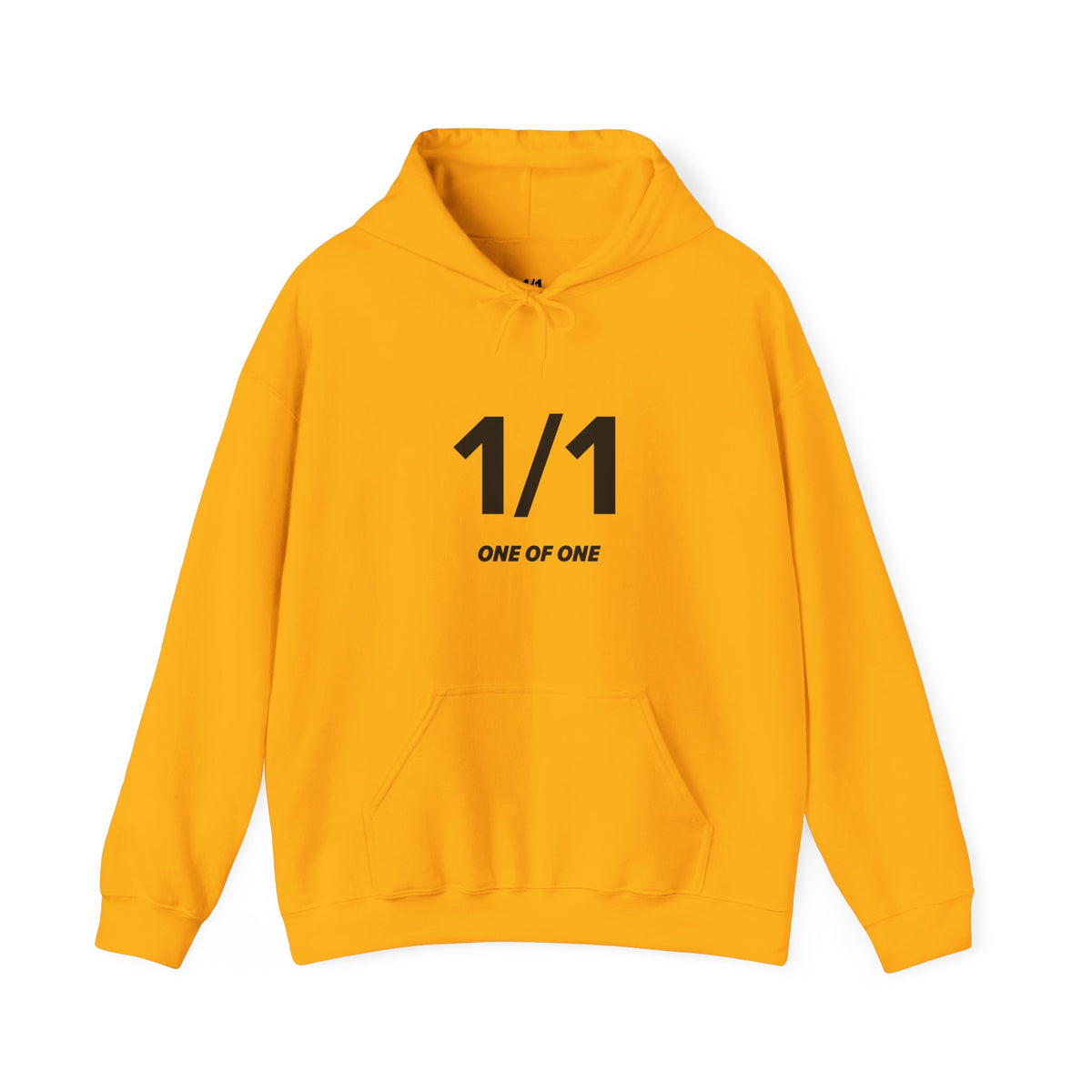 1/1 One of One - Unisex Hoodie - Full Chest - Black Text