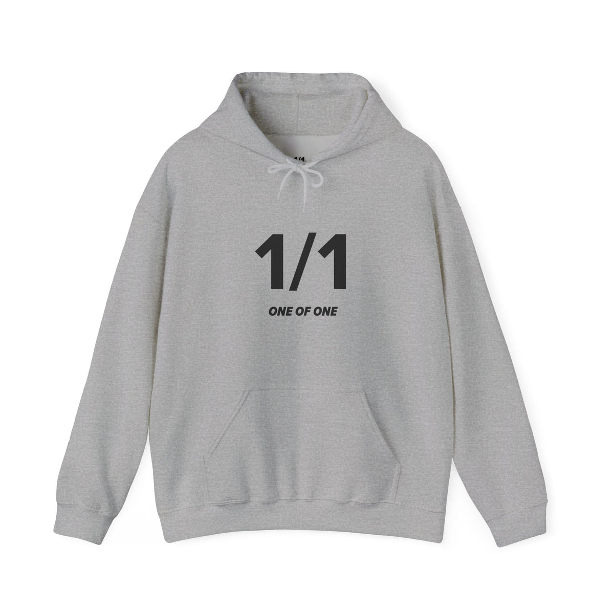 1/1 One of One - Unisex Hoodie - Full Chest - Black Text