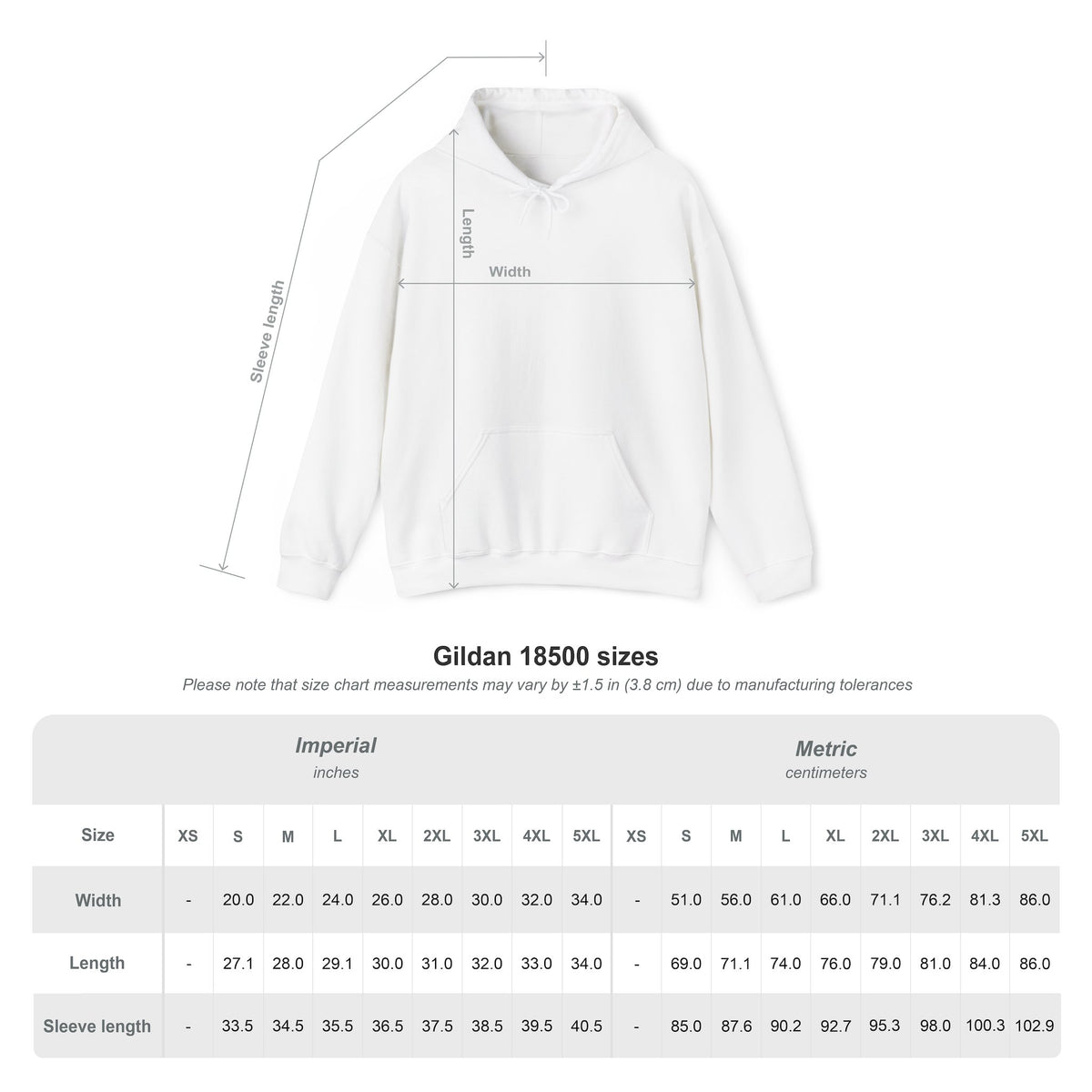 1/1 One of One - Unisex Hoodie - Full Chest - Black Text