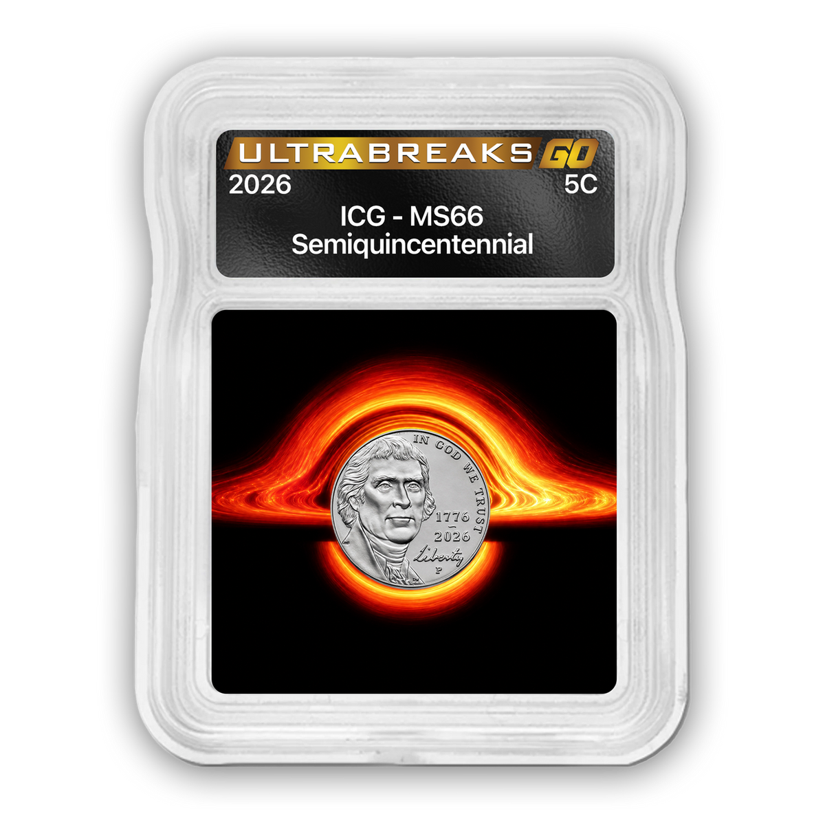 Ultrabreaks GO! Cosmic Chase Graded Coin Mystery Pack