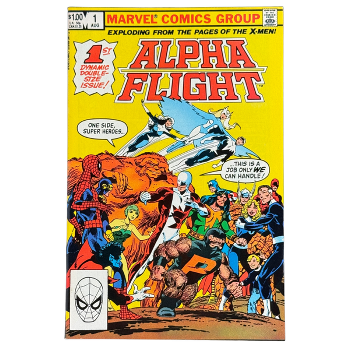 Alpha Flight #1 – 1st Puck & Marrina / Team Premiere Issue – VF – 1983 (Marvel)
