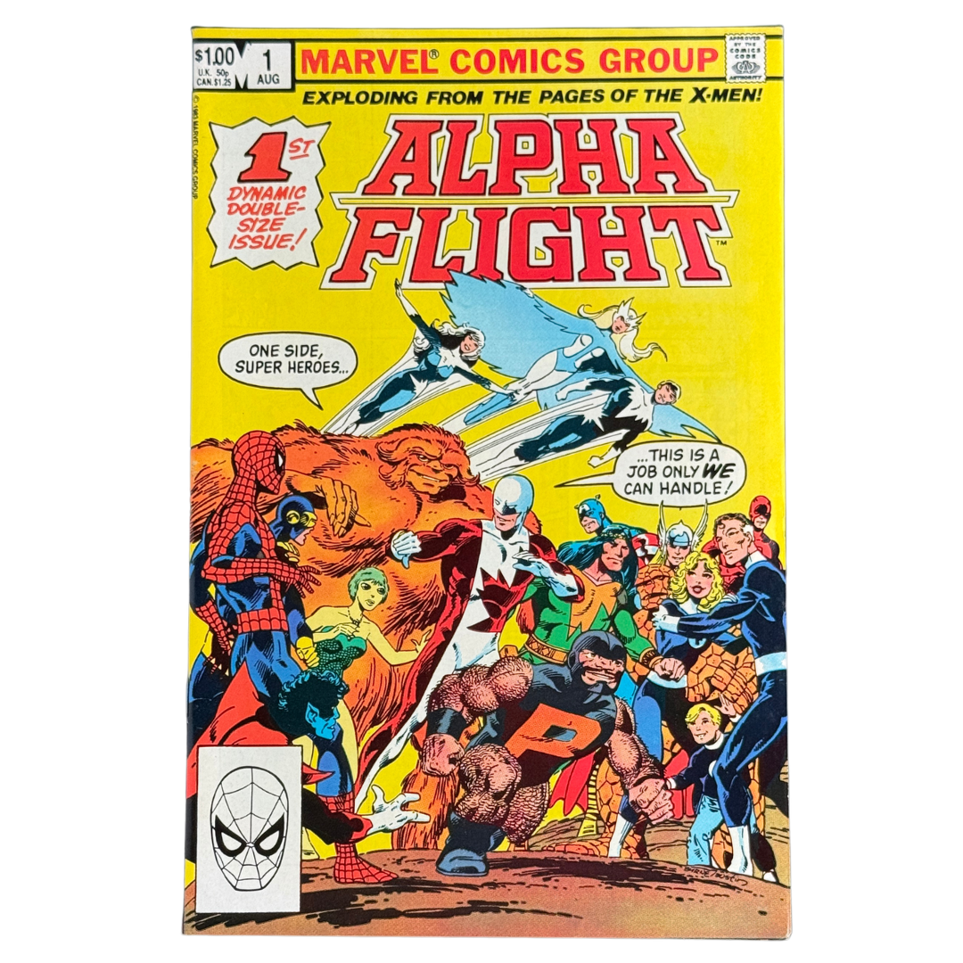 Alpha Flight #1 – Direct Edition – VF – 1983 (Marvel)