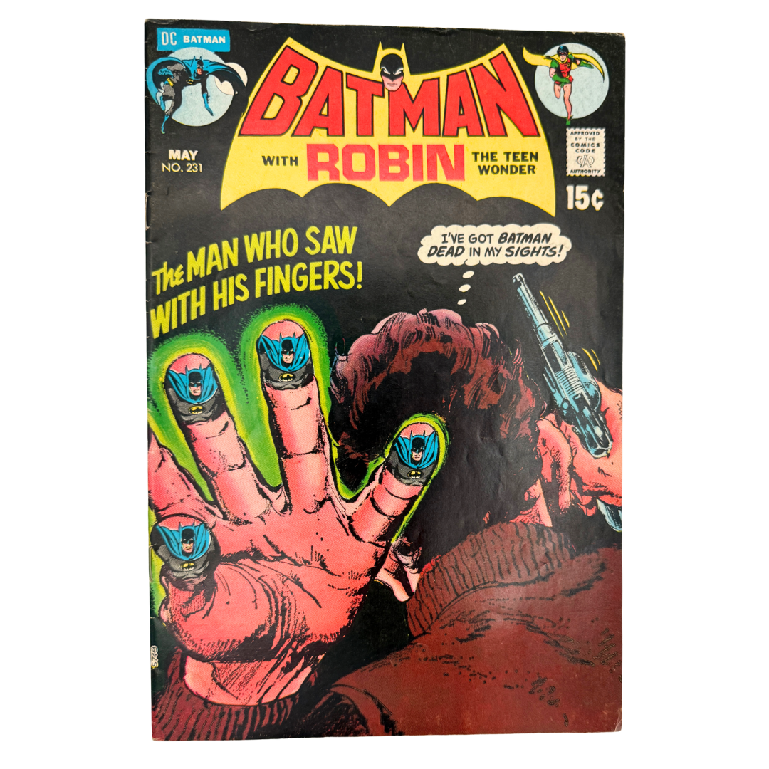 Batman #231 – FN (6.0) – “The Man Who Saw With His Fingers!” – Classic Neal Adams Cover (DC, 1971)