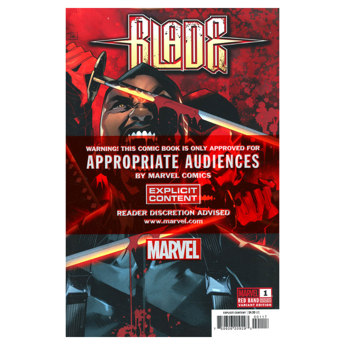 Blade Red Band (2024 Marvel) #1 Retail Incentive 1:25 Edwin Galmon Variant Cover With Polybag