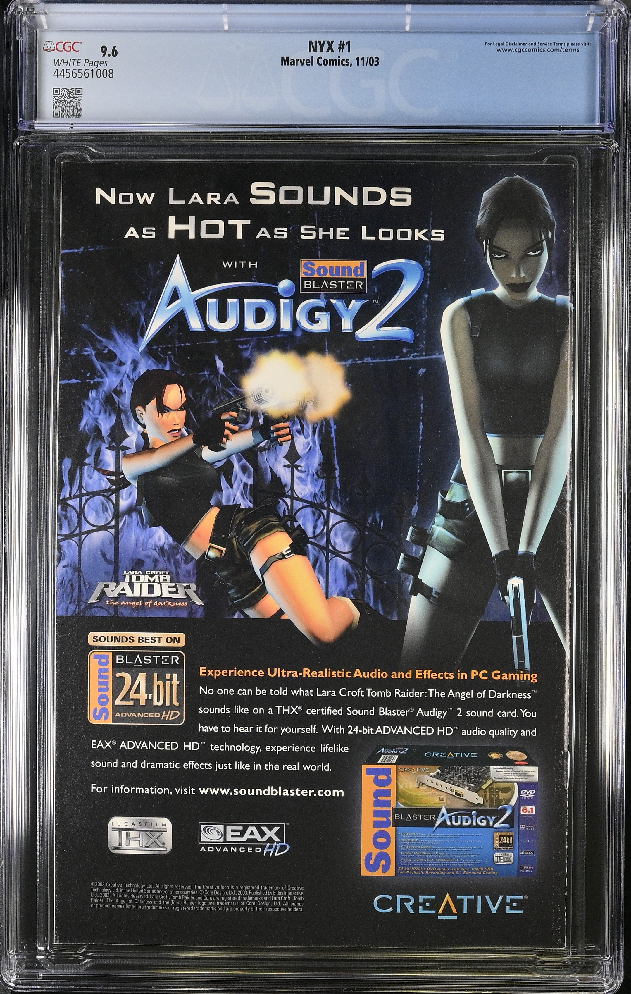 NYX #1 – 1st Appearance of Kiden Nixon – CGC 9.6 – 2003 (Marvel Comics)