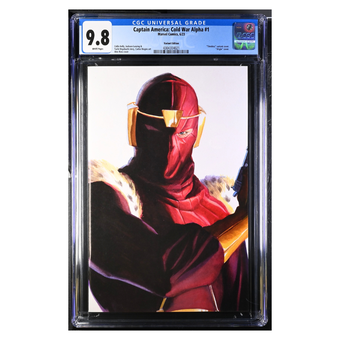 Captain America: Cold War Alpha #1 – Alex Ross Timeless Baron Zemo Virgin Variant – CGC 9.8 – 2023 (Marvel Comics)