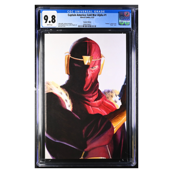 Captain America: Cold War Alpha #1 – Alex Ross Timeless Baron Zemo Virgin Variant – CGC 9.8 – 2023 (Marvel Comics)
