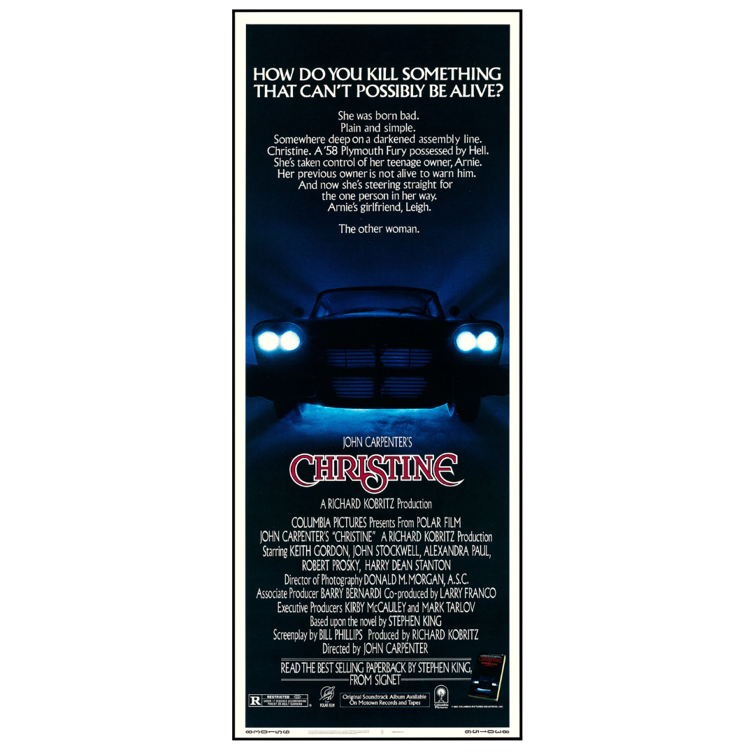 Christine – Original Movie Poster – Insert – VF+ – Rolled – 1983 (Columbia)