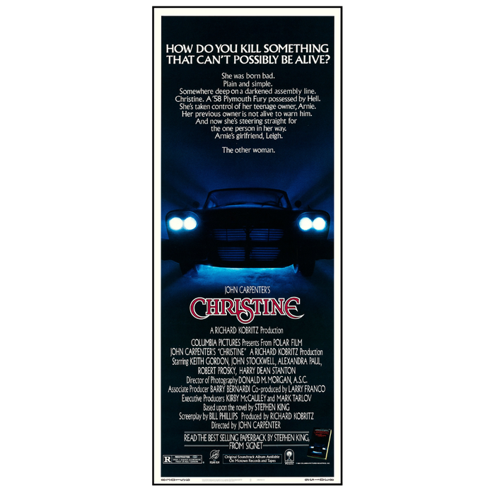 Christine – Original Movie Poster – Insert – VF+ – Rolled – 1983 (Columbia)