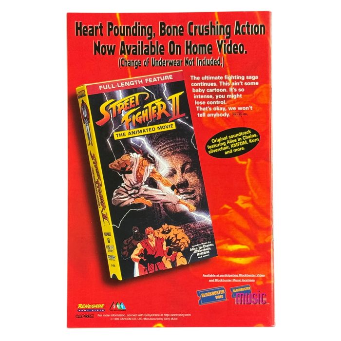 Street Fighter II Animated Movie #1 – VF/NM – 1996 (Viz)