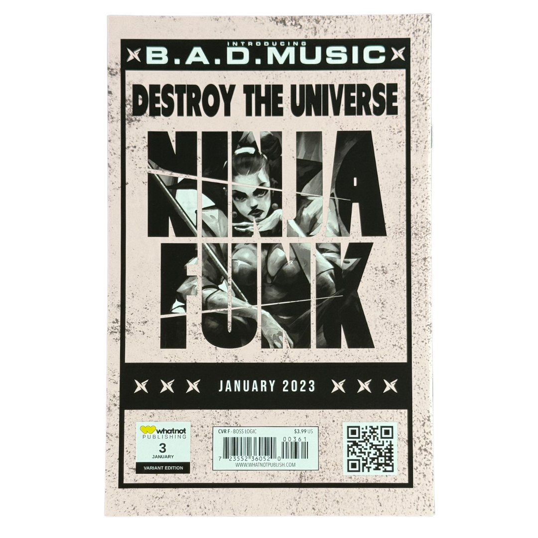 Ninja Funk #3F – NM – 1:100 Incentive – Signed & Sketched – 2023 (Whatnot)