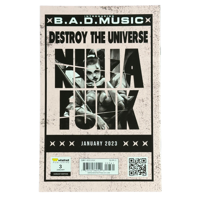 Ninja Funk #3F – NM – 1:100 Incentive – Signed & Sketched – 2023 (Whatnot)