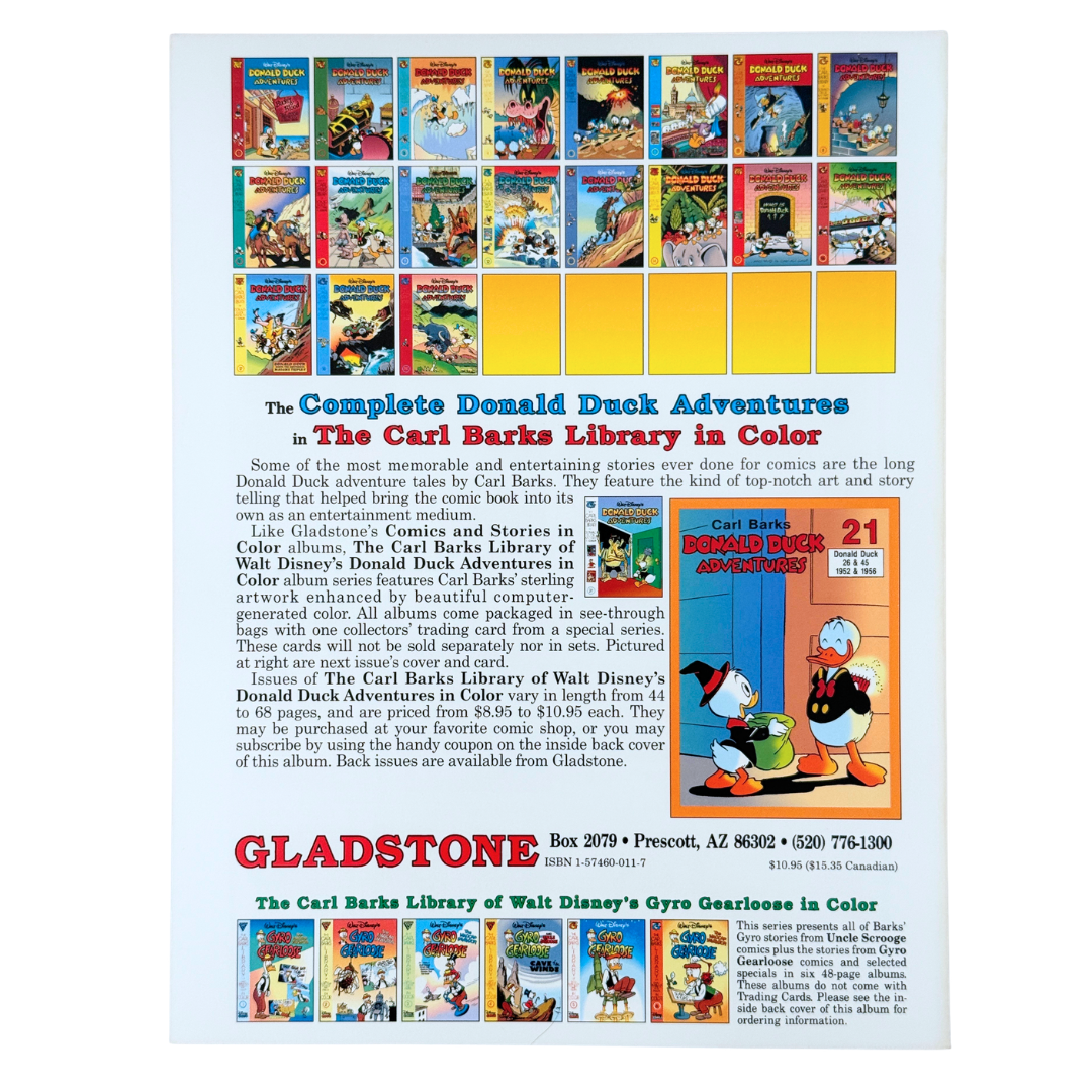 Carl Barks Library: Donald Duck Adventures #20 – NM – 1995 (Gladstone)