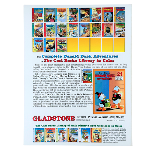 Carl Barks Library: Donald Duck Adventures #20 – NM – 1995 (Gladstone)