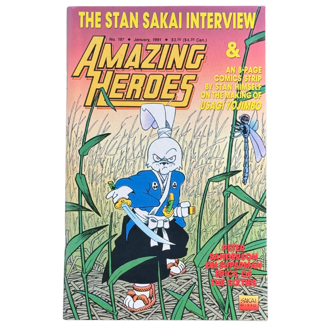 Amazing Heroes #187 – VF/NM – 1991 (Fantagraphics)