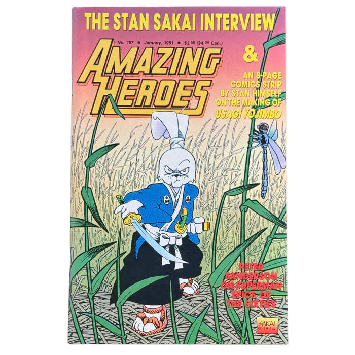 Amazing Heroes #187 – VF/NM – 1991 (Fantagraphics)