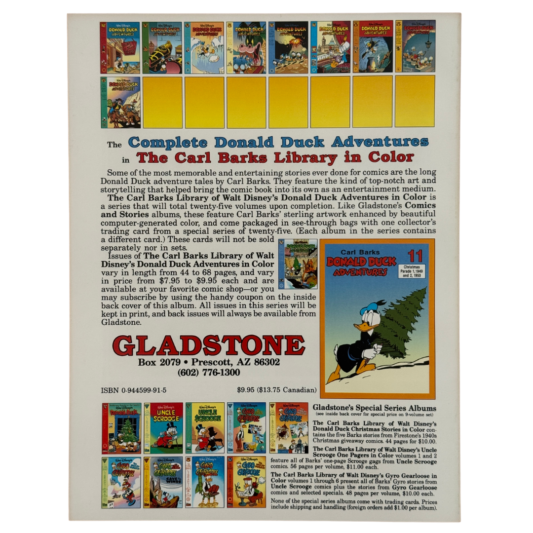 Carl Barks Library: Donald Duck Adventures #10 – NM – 1994 (Gladstone)