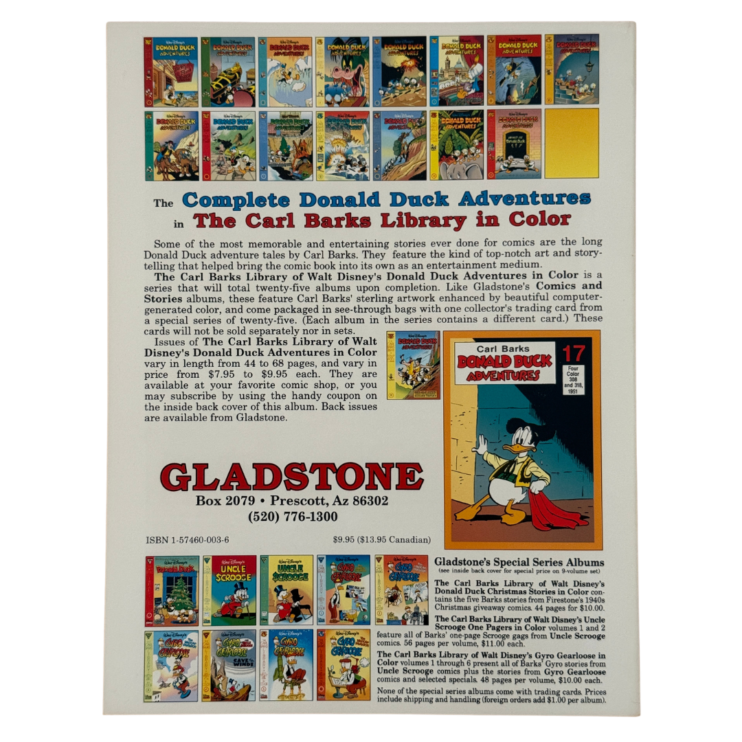 Carl Barks Library: Donald Duck Adventures #16 – NM – 1995 (Gladstone)