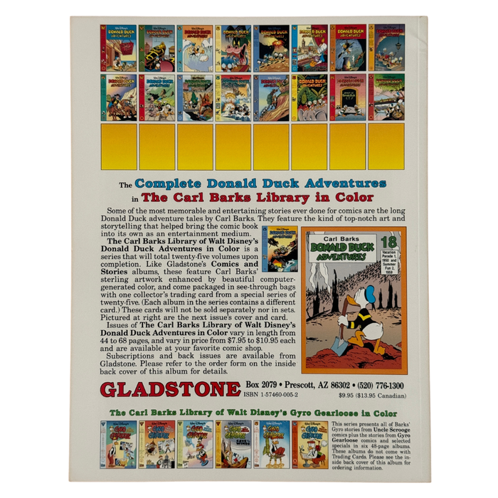 Carl Barks Library: Donald Duck Adventures #17 – VF/NM – 1995 (Gladstone)