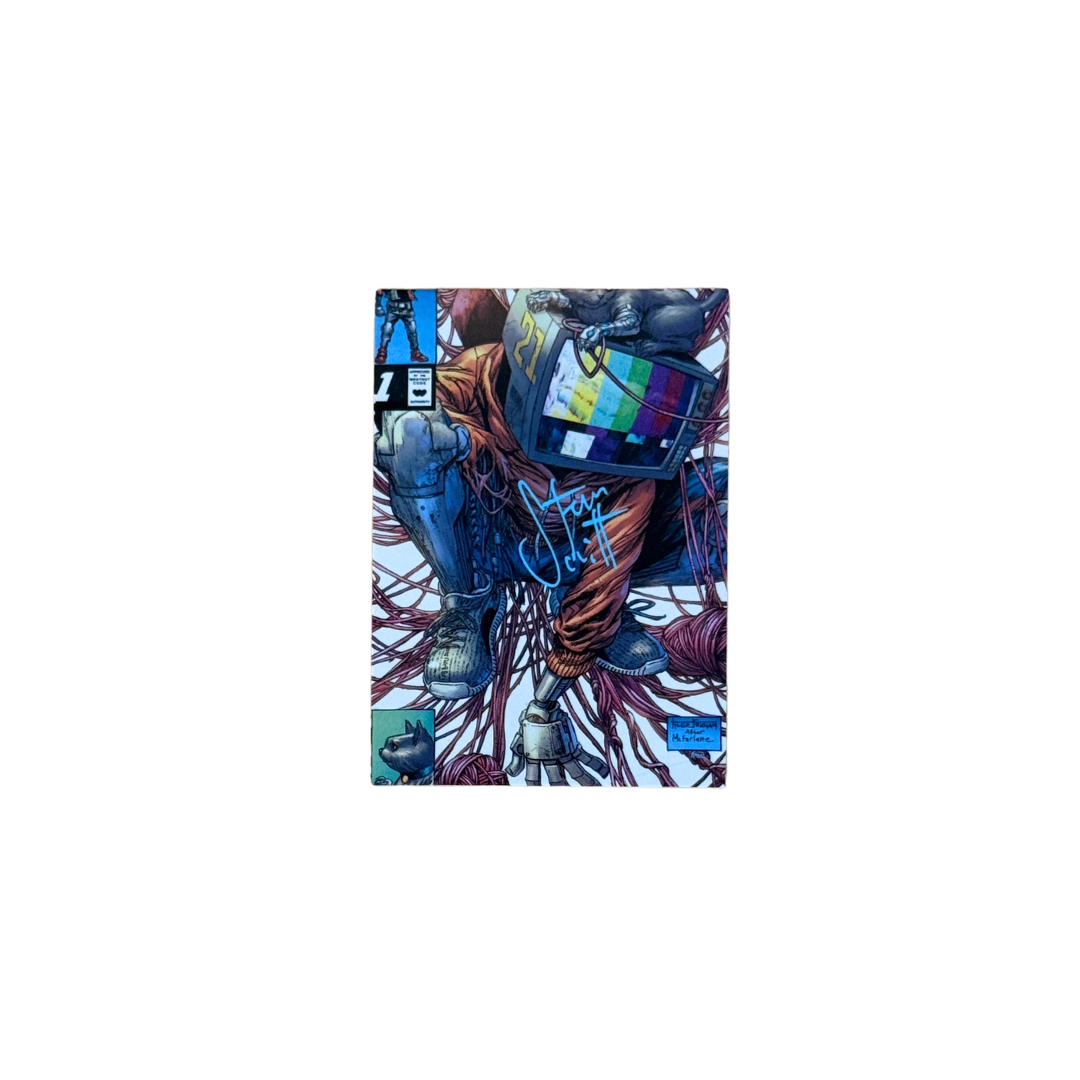 Ninja Funk #4 – NM – Mozart Homage Variant – Signed & Remarqued by Steve Schuitt – 2023 (Whatnot Publishing)