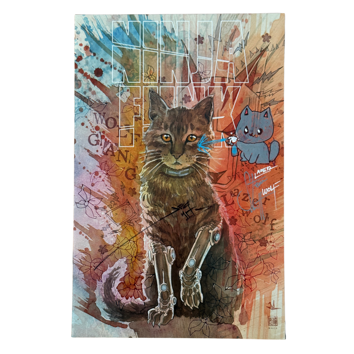 Ninja Funk #1 – NM – David Mack Exclusive Variant – Signed & Remarqued by Steve Schuitt – 2022 (Whatnot Publishing)