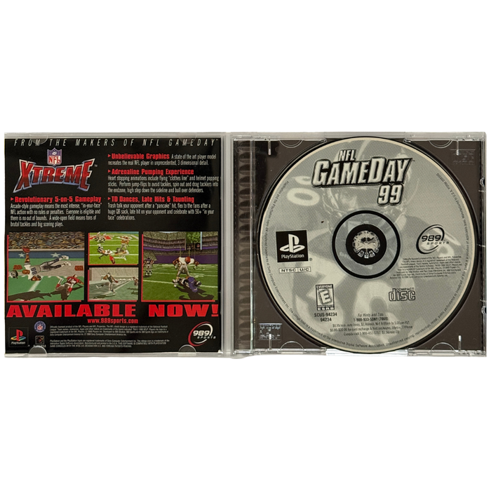 NFL GameDay 99 – PS1 – CIB – NTSC (US/Canada)