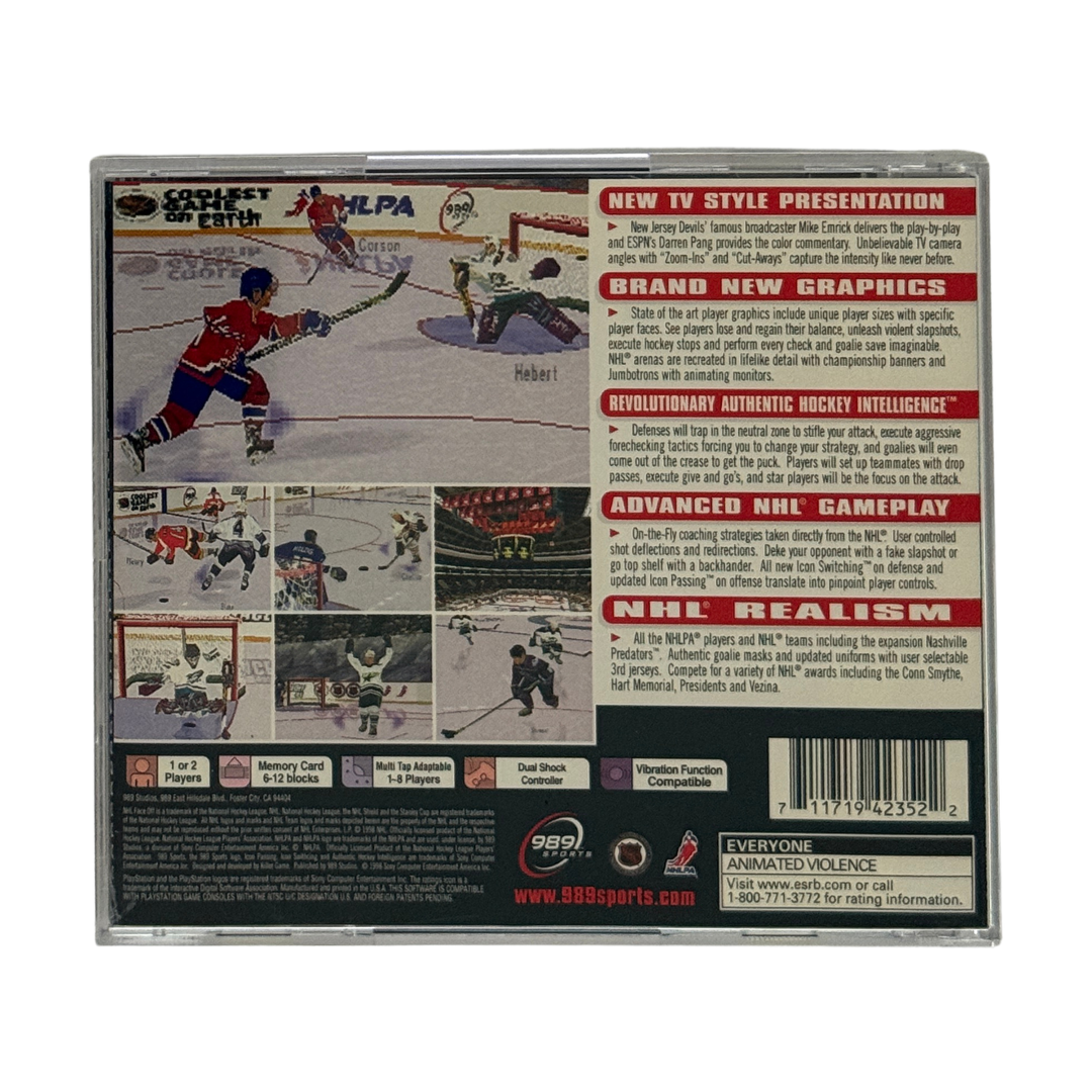 NHL FaceOff 99 – PS1 – CIB – NTSC (US/Canada)