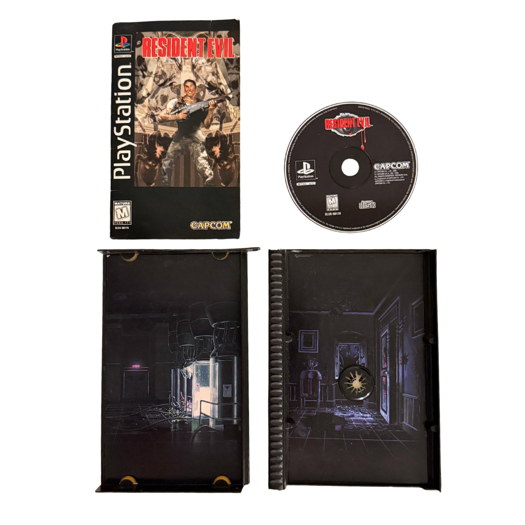 Resident Evil – PS1 – Long Box – CIB – Heavy Wear – NTSC (US/Canada)
