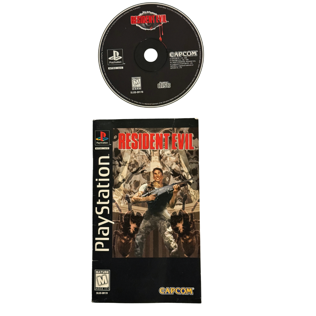 Resident Evil – PS1 – Long Box – CIB – Heavy Wear – NTSC (US/Canada)