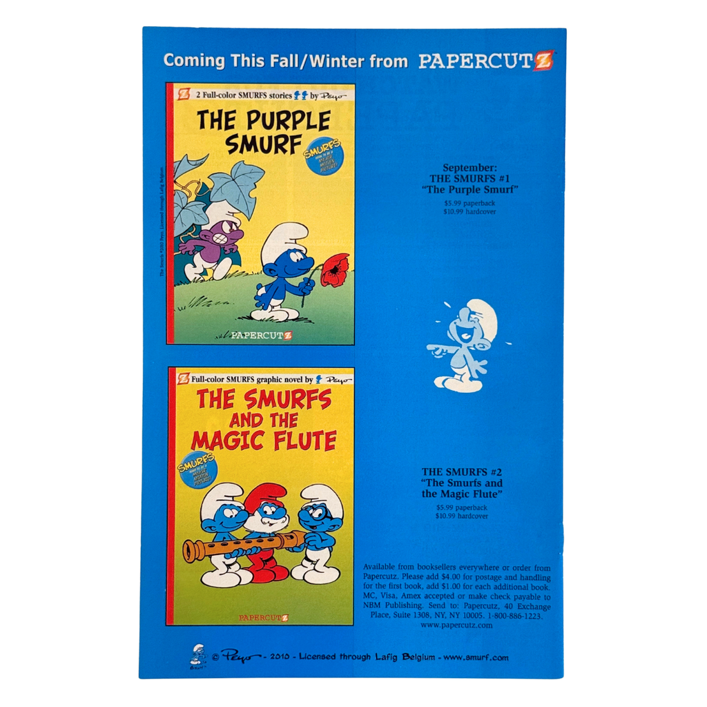 Smurfs #1 – VF/NM – 2010 (Papercutz)
