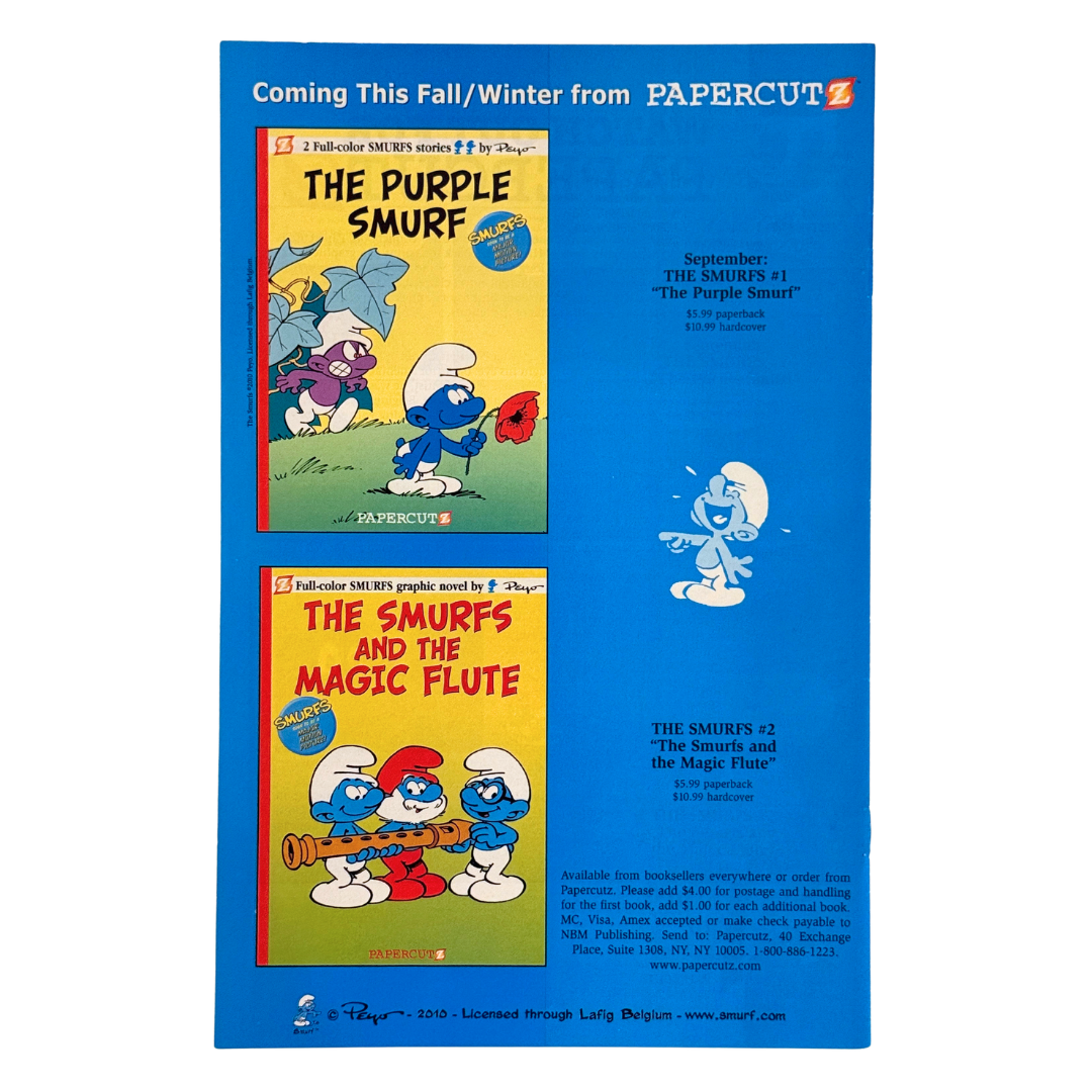 Smurfs #1 – VF/NM – 2010 (Papercutz)