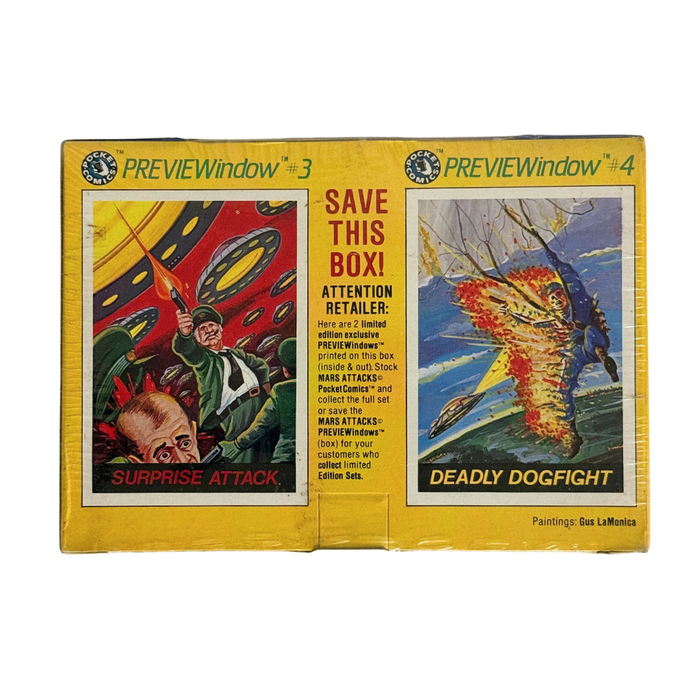 Mars Attacks Mini-Comics Sealed Retailer Box #2 – 1988 (Pocket Comics) – Factory Sealed