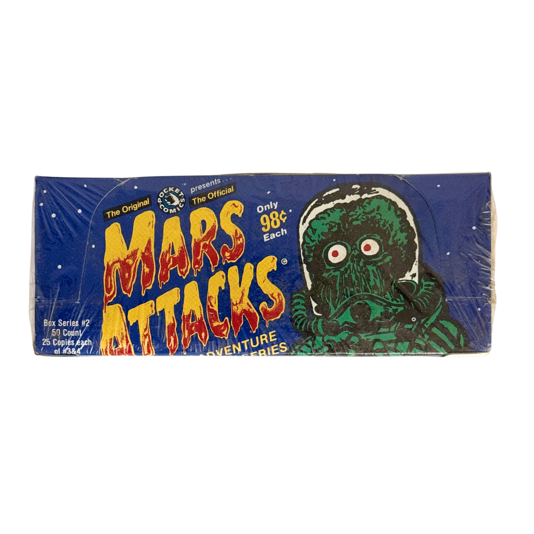 Mars Attacks Mini-Comics Sealed Retailer Box #2 – 1988 (Pocket Comics) – Factory Sealed