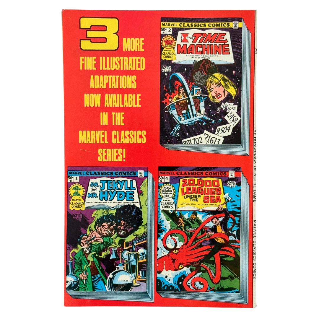 Marvel Classics Comics #3 – FN – 1976 (Marvel)
