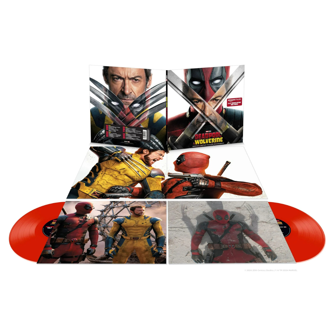 Deadpool & Wolverine Soundtrack – Translucent Red Ruby Vinyl – Brand New – 2024 (Disney Music Group)