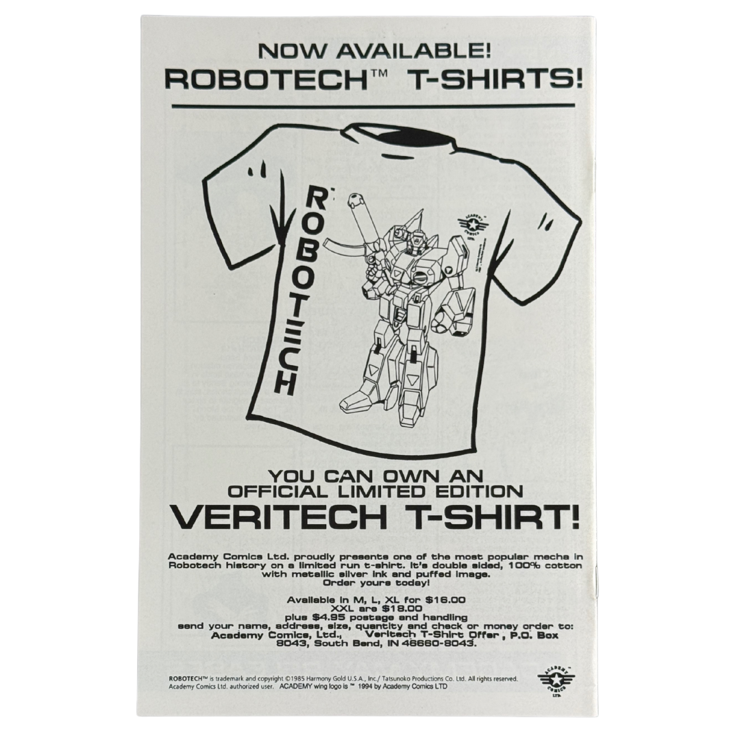 Robotech II: The Sentinels Book 3 #18 – VF/NM – 1995 (Eternity/Academy)