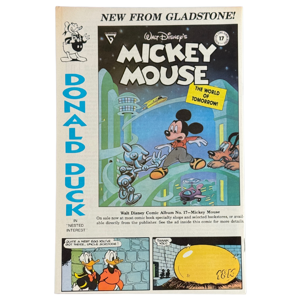 Donald Duck Adventures #14 – NM – 1989 (Gladstone)
