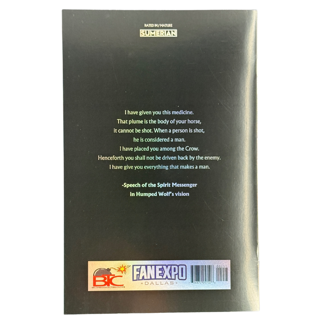 The Crow: Dead Time #2 – Signed by James O’Barr – 2025 Fan Expo Dallas Foil Virgin (Ltd 50) – NM w/COA – Sumerian Comics