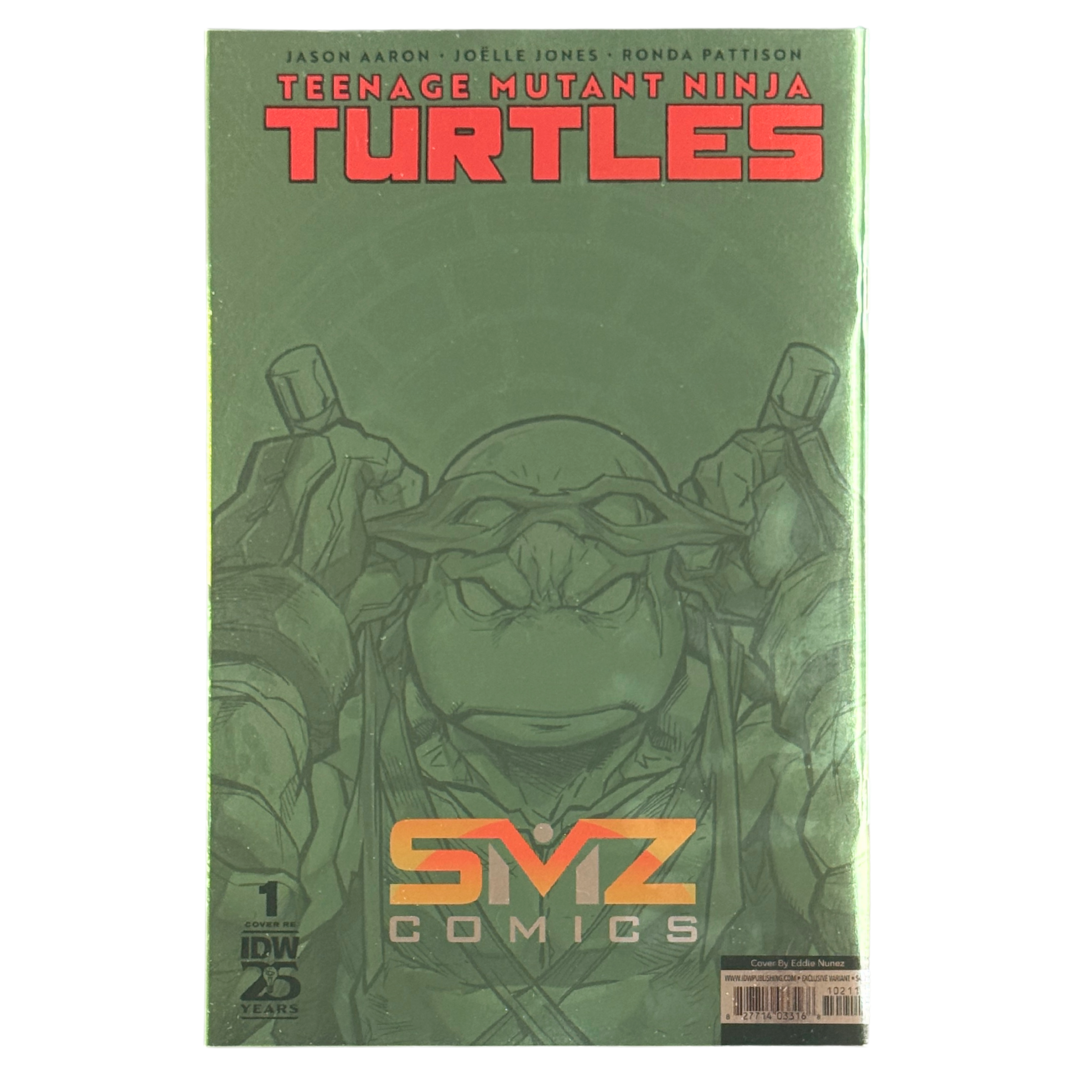 Teenage Mutant Ninja Turtles #1 – Signed by Kevin Eastman – 2024 SDCC Eddie Nuñez Leonardo Virgin Foil (Ltd 500) – NM w/COA – IDW Comics