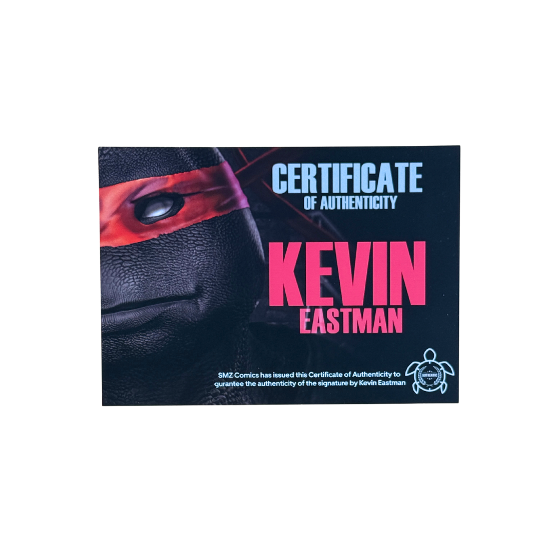 Teenage Mutant Ninja Turtles #1 – Signed by Kevin Eastman – 2024 SDCC Eddie Nuñez Leonardo Virgin Foil (Ltd 500) – NM w/COA – IDW Comics