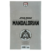 Star Wars: The Mandalorian #8 – Signed by Tyler Kirkham – Virgin Variant – NM w/COA – 2023 (Marvel Comics)