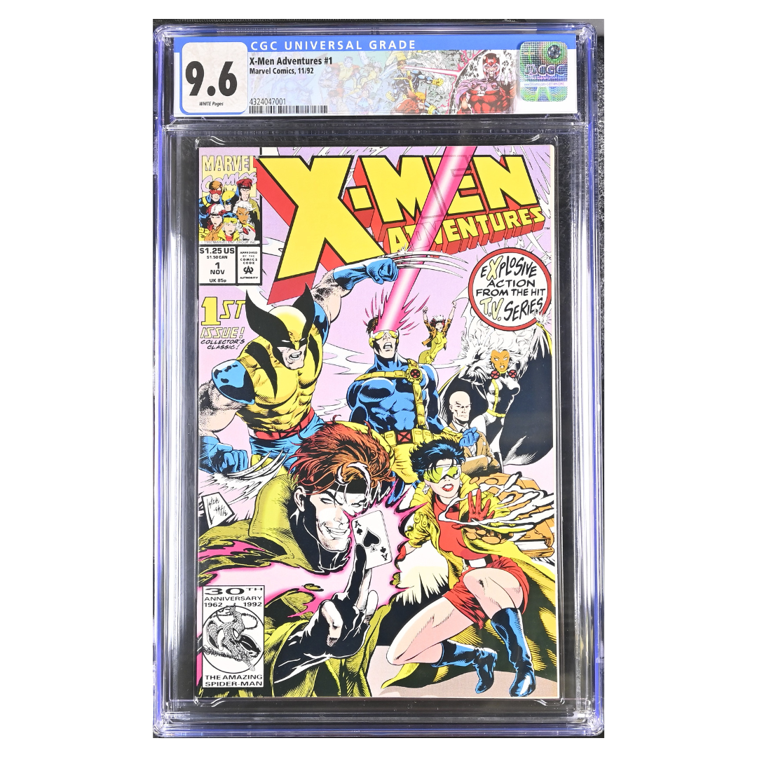 X-Men Adventures #1 – Based on Animated Series – CGC 9.6 White Pages – 1992 (Marvel Comics)