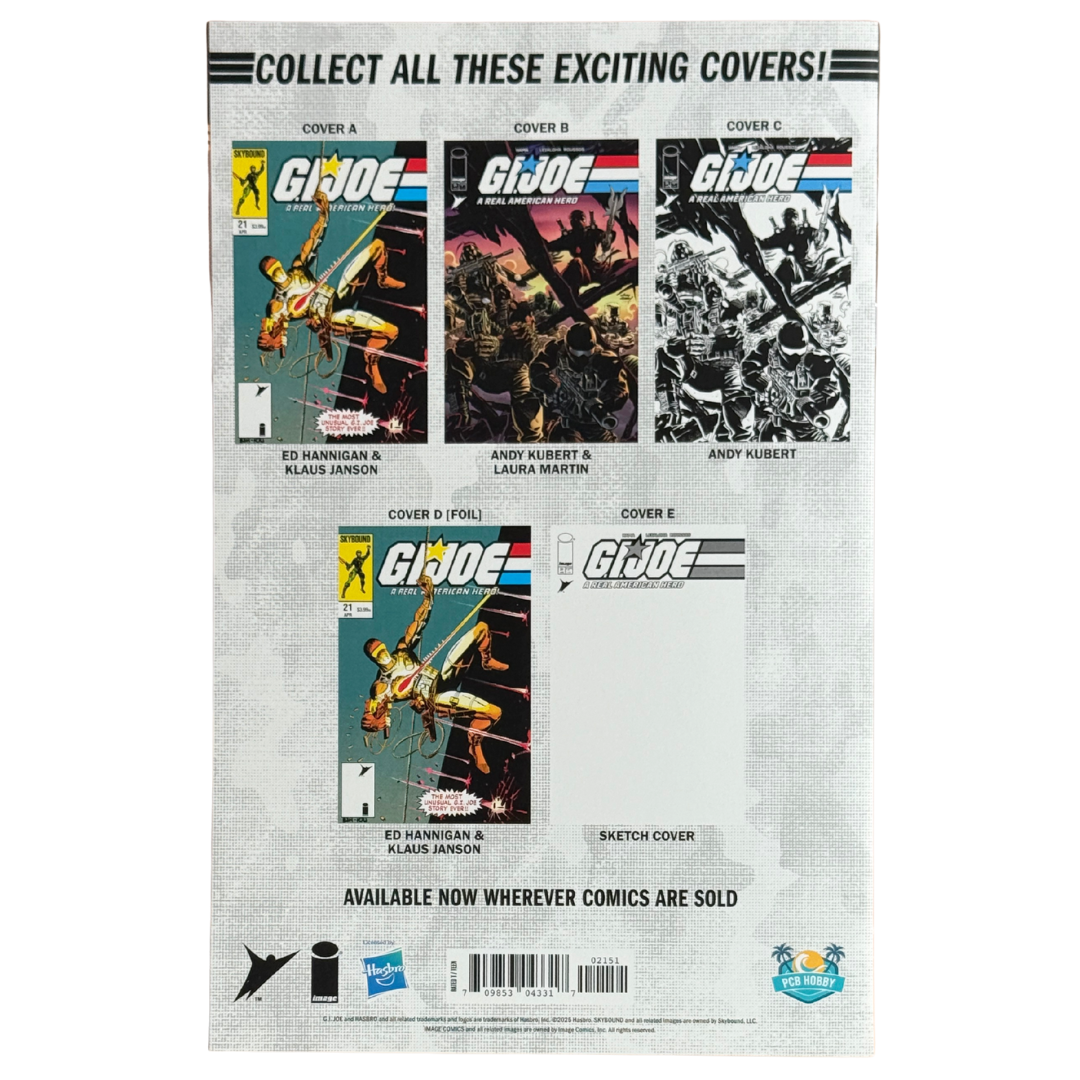 G.I. Joe: A Real American Hero #21 – Silent Missions Edition – Signed Sajad Shah – C2E2 Exclusive Ltd 750 – Brand New NM – 2025 (Image Comics)