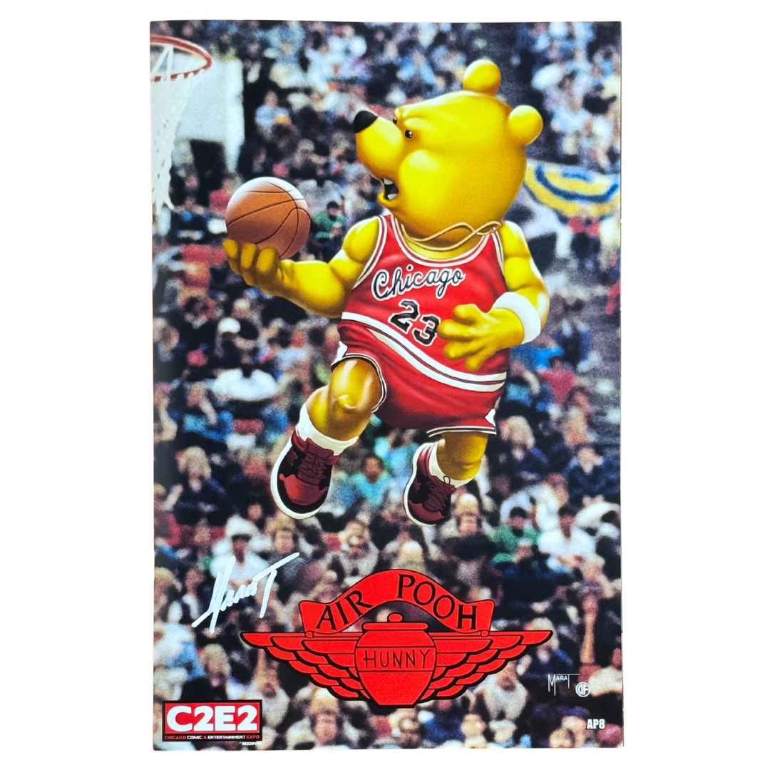 Do You Pooh? Air Pooh – Michael Jordan Artist Proof Edition AP8 – C2E2 Exclusive – Signed w/ COA – NM – 2024 (Counterpoint / Marat Mychaels)