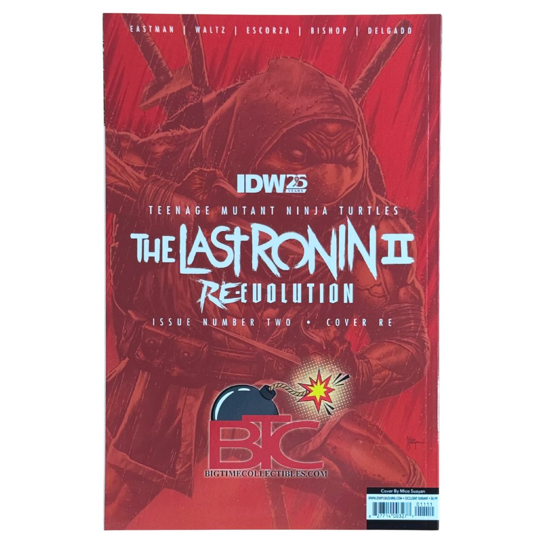 Teenage Mutant Ninja Turtles: The Last Ronin II – Re-Evolution #2 – Mico Suayan Virgin Variant (Limited 500) – Signed w/ COA – NM – 2024 (IDW)