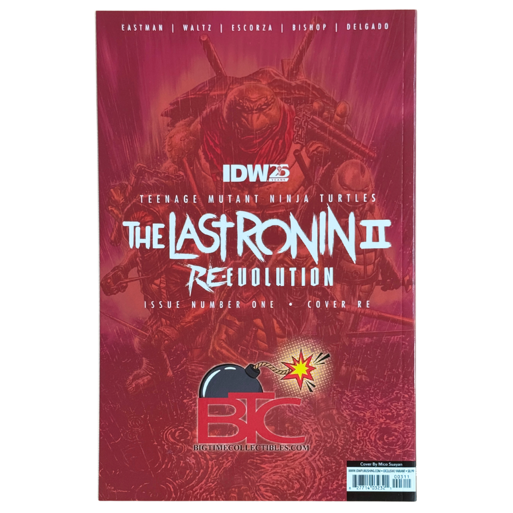 Teenage Mutant Ninja Turtles: The Last Ronin II – Re-Evolution #1 – Mico Suayan Virgin Variant (Limited 500) – Signed w/ COA – NM – 2024 (IDW)