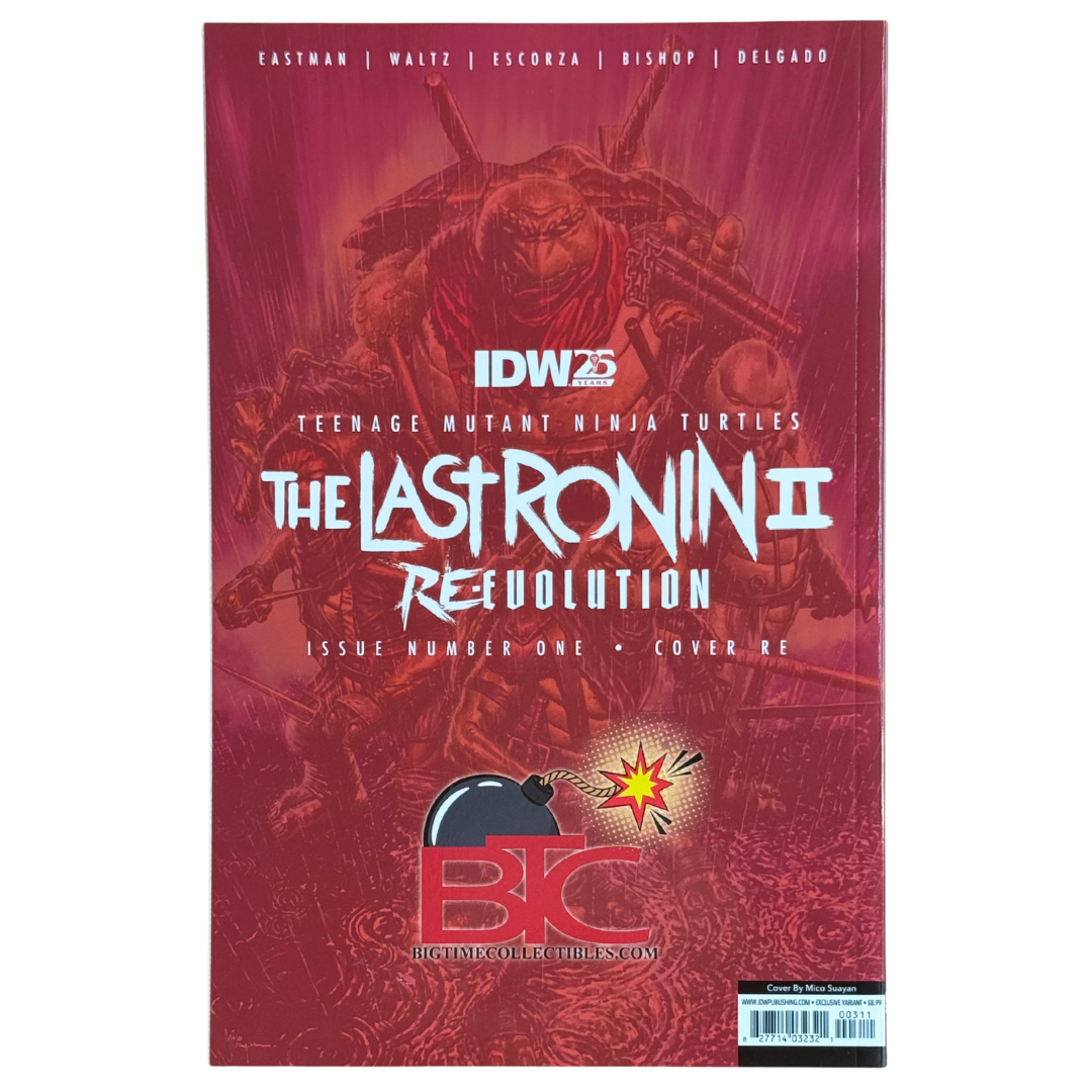 Teenage Mutant Ninja Turtles: The Last Ronin II – Re-Evolution #1 – Mico Suayan Virgin Variant (Limited 500) – Signed w/ COA – NM – 2024 (IDW)