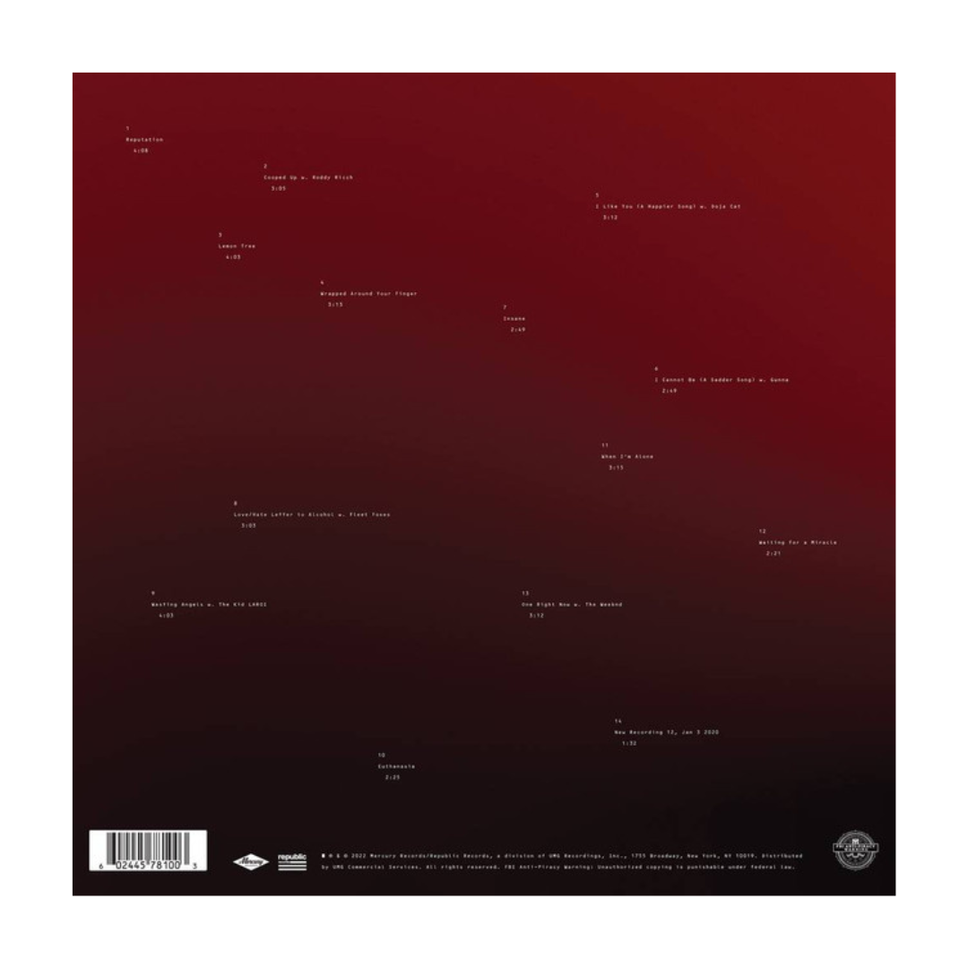 Post Malone – Twelve Carat Toothache – Indie Exclusive Lemon Yellow Vinyl – Brand New – 2022 (Republic/Mercury Records)