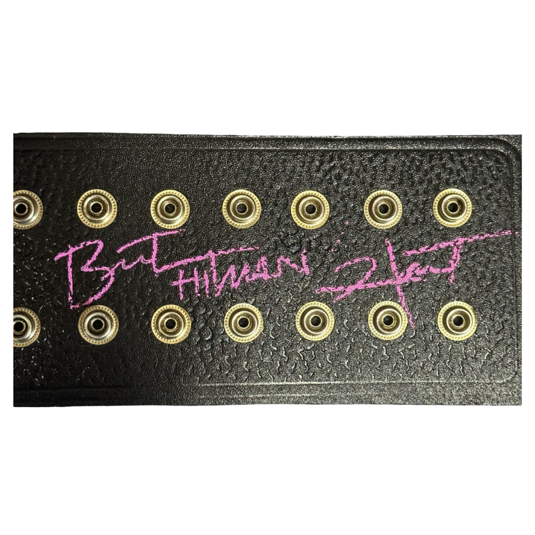 Bret Hart Signed “SummerSlam ’91” – Authentic WWF Intercontinental Championship Belt – JSA COA – Wrestling Memorabilia
